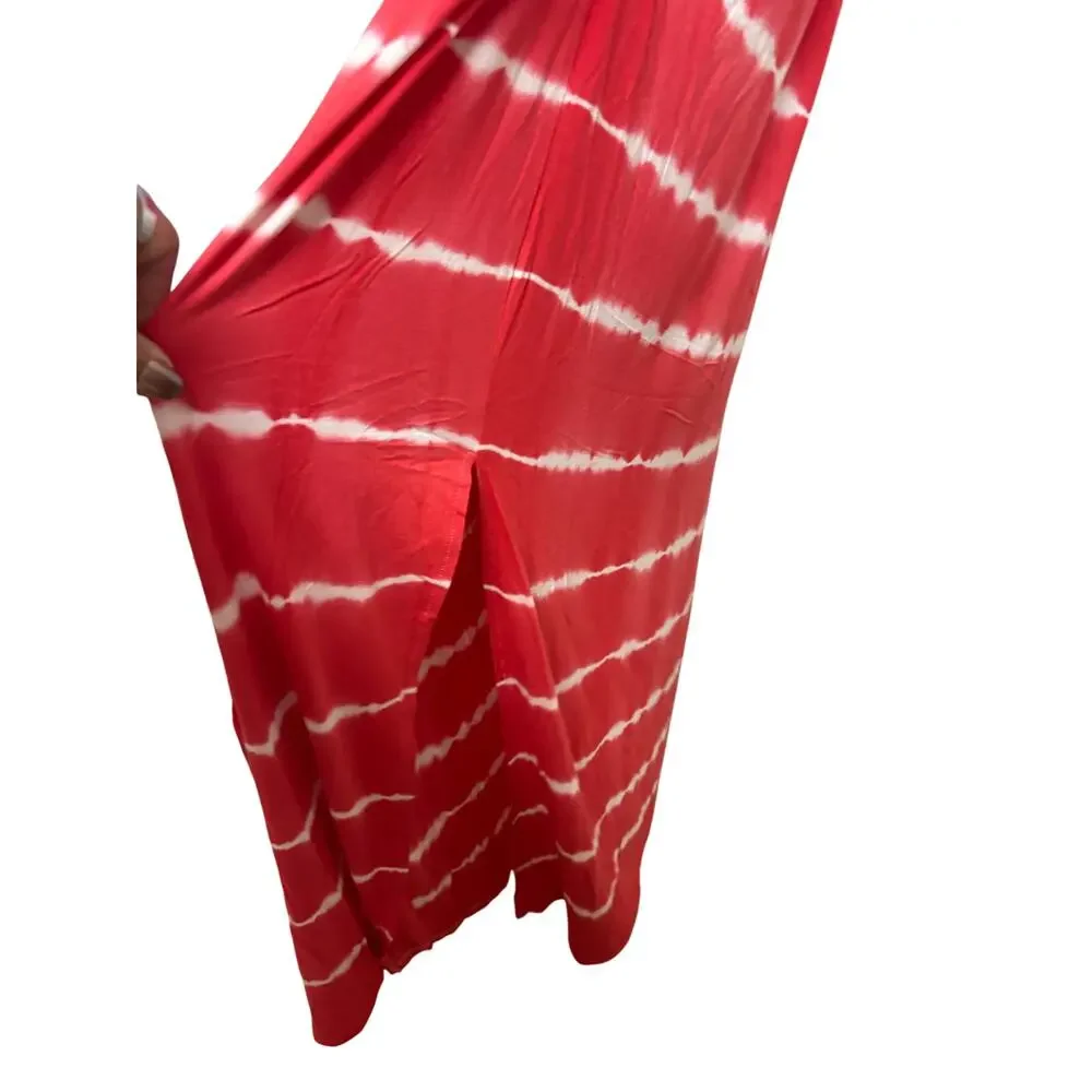 Isabel Maternity By Target XXL Red tie Dye Maxi Dress Stretch Sleeveless Women - Picture 10 of 10
